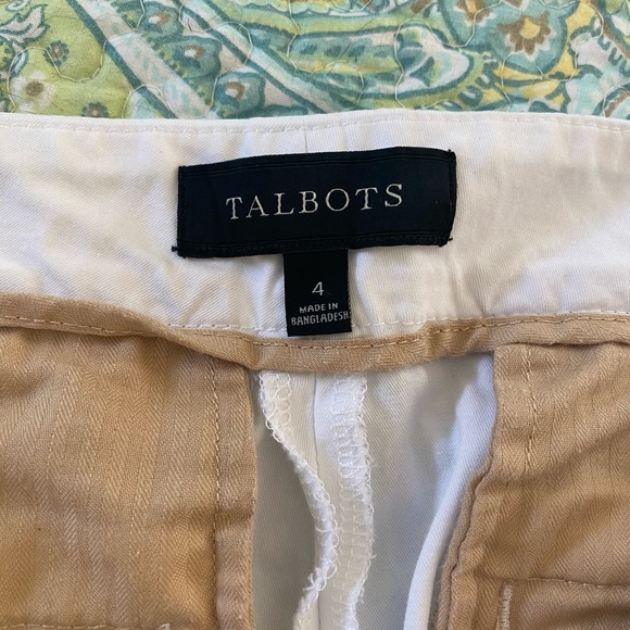 Talbots white “sailor” capris S 4 - Picture 4 of 6